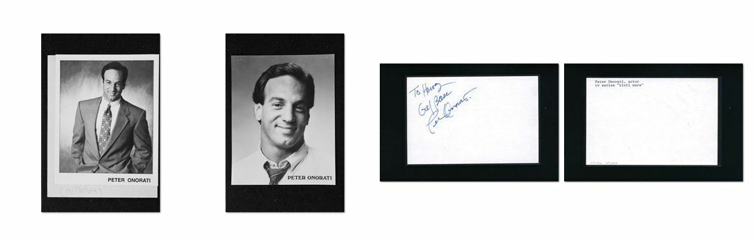 Peter Onorati - Signed Autograph and Headshot Photo Poster painting set - Goodfellas