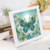 5D DIY Partial Special Shaped Drill Butterfly Diamond Painting With Frame Decor 19.2x19.2cm