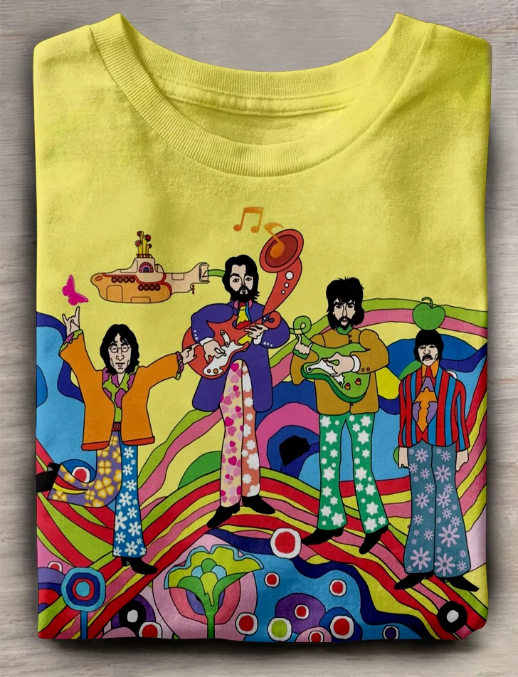 Teecade Teecade The Beatles Band T-shirt