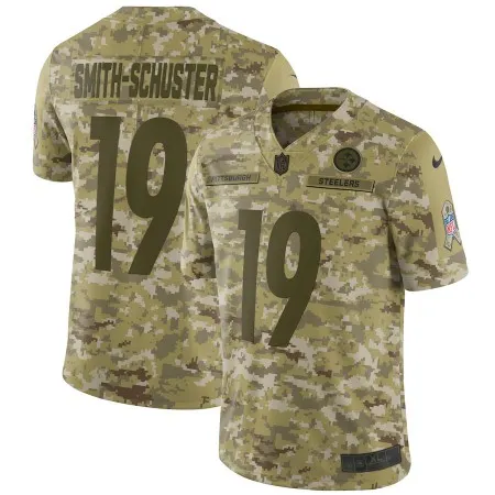 Men's Pittsburgh Steelers #19 JuJu Smith-Schuster 2018 Camo Salute to Service Limited Stitched NFL Jersey D59O