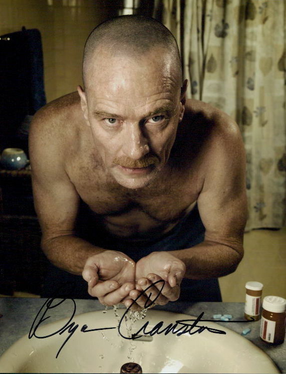 Bryan Cranston (Breaking Bad) signed 8x10 Photo Poster painting in-person