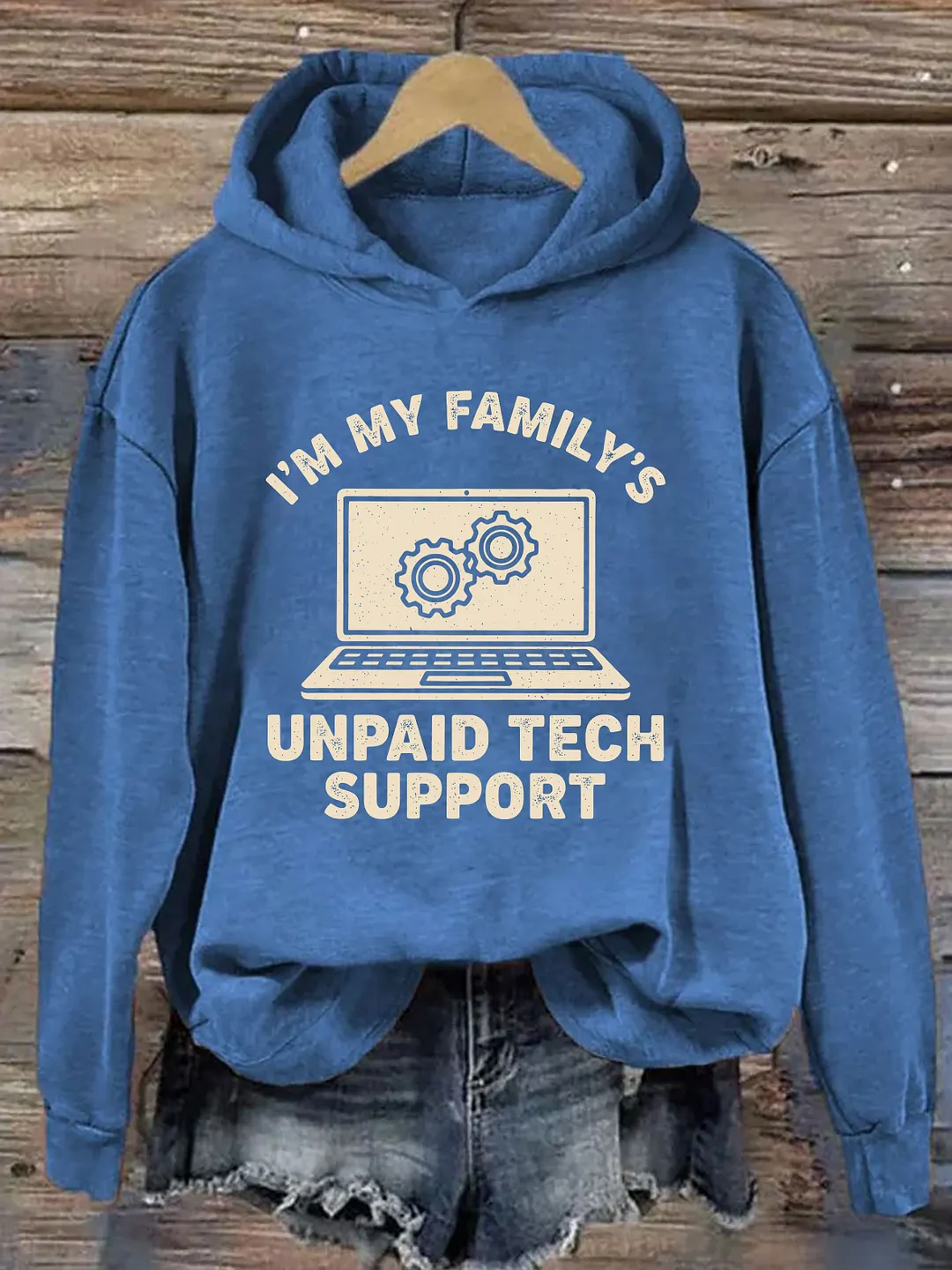 I'm My Family's Unpaid Tech Support Hoodie