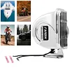 12V Stainless Steel Ships Horn with Base Bracket Marine Snail Electric Horns Waterproof Super Loud Car Horns for Speedboat Sailboats Yachts Car