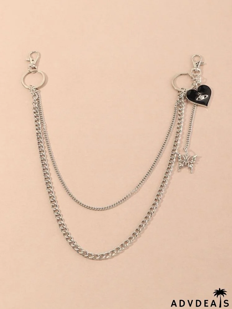Heart Charm Pant Chain