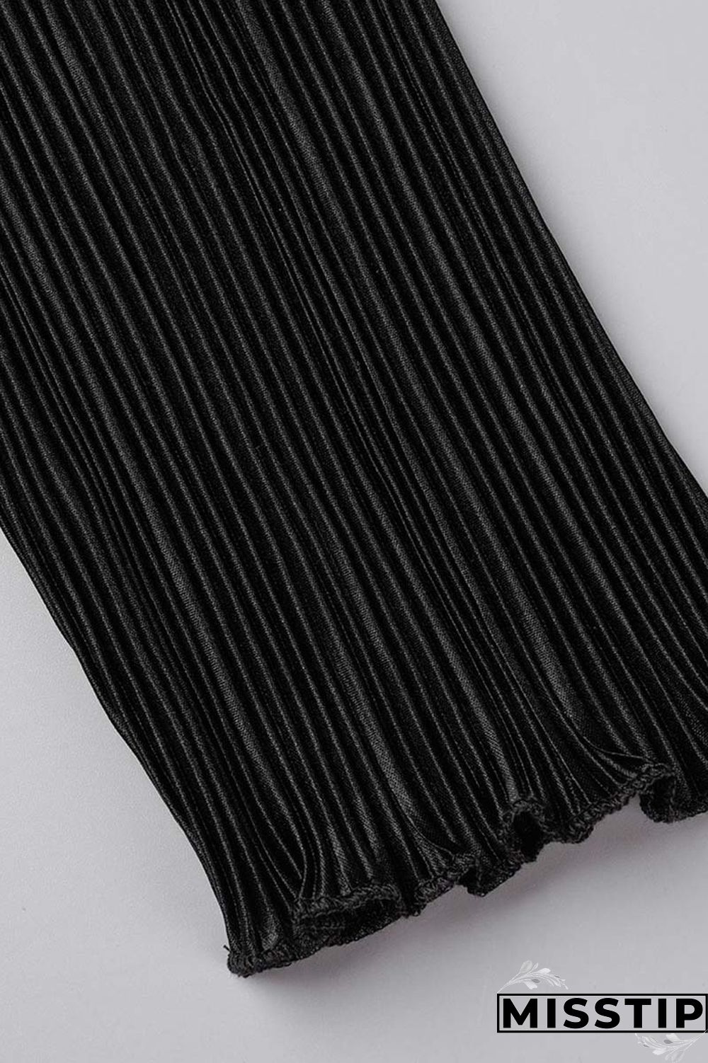 Black Casual Solid Patchwork Turndown Collar Long Sleeve Two Pieces