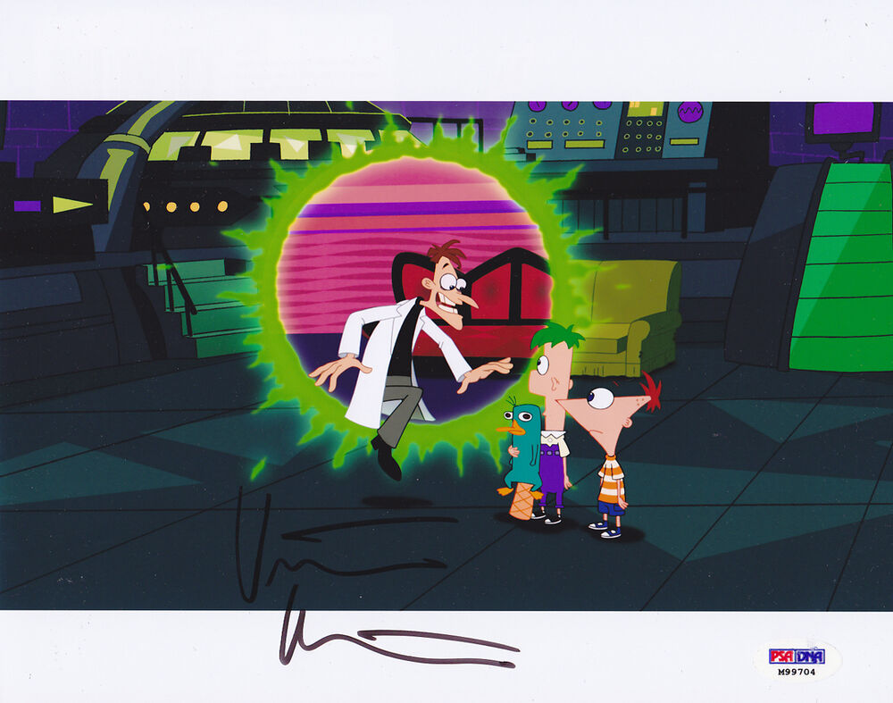 Vincent Martella SIGNED 8x10 Photo Poster painting Voice of Phineas & Ferb PSA/DNA AUTOGRAPHED