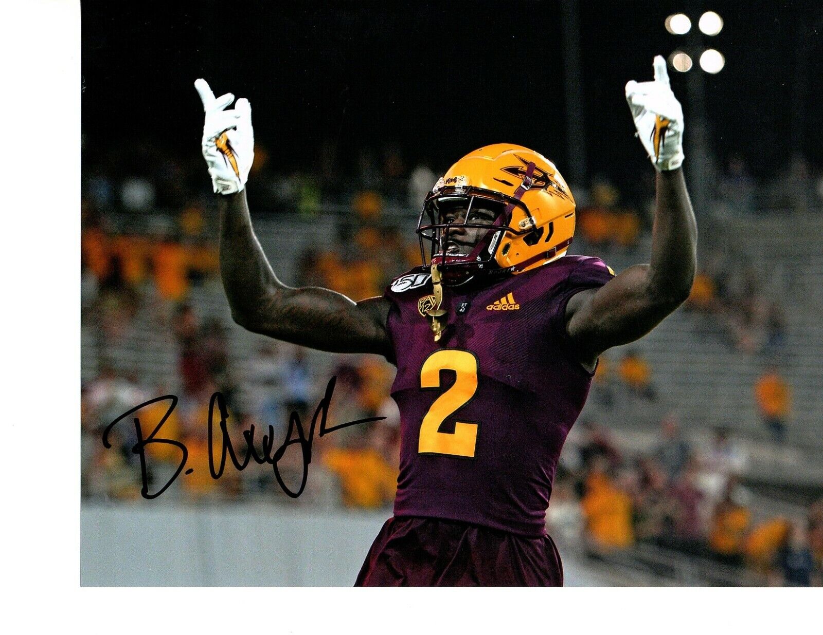 Brandon Aiyuk Arizona State Sun Devils signed autographed 8x10 football Photo Poster painting J