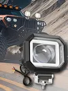 40W Motorcycle LED Spotlight 12-80V Driving Fog Lamp White Yellow DRL Headlight