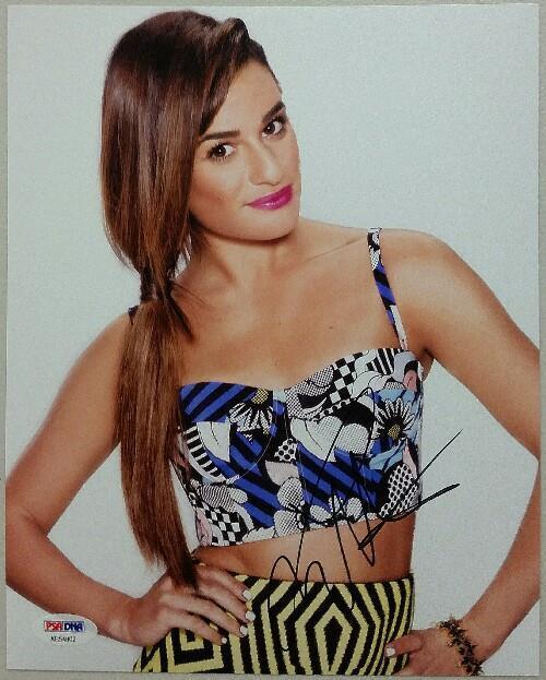 Lea Michele Autograph GLEE Signed 8x10 Photo Poster painting PSA/DNA COA #4