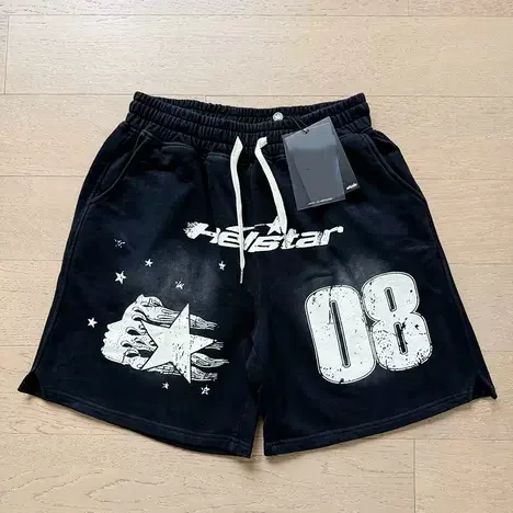 Vintage Hellstar Graphic Casual Fashion Shorts