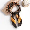 Colorful Design 70x70xm Floral Silky Scarf