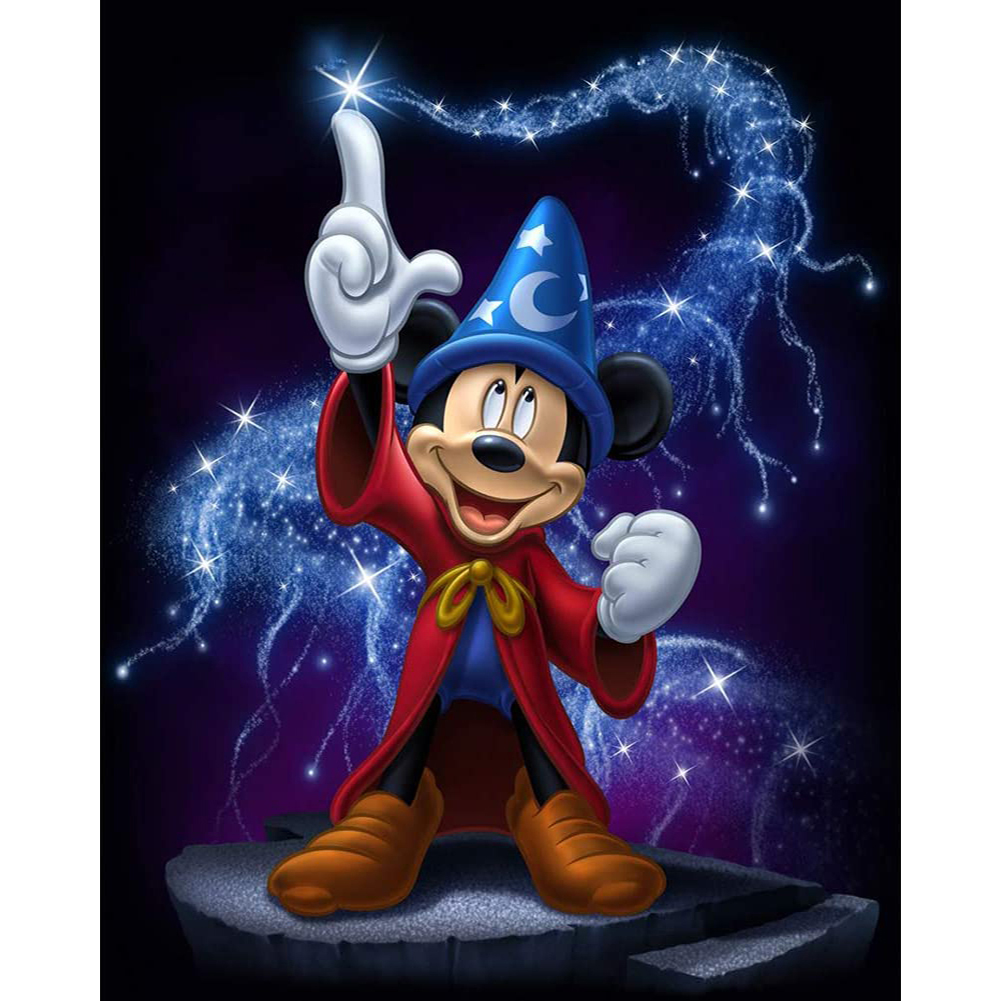 

(Multi-Size) Mickey Mouse - Round/Square Drill Diamond Painting, Square diamond 50*60cm, 501 Original