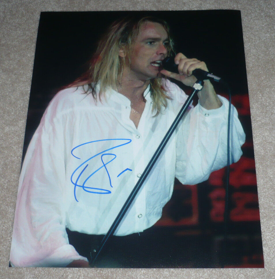 CHEAP TRICK LEAD SINGER ROBIN ZANDER HAND SIGNED AUTHENTIC 11X14 Photo Poster painting w/COA