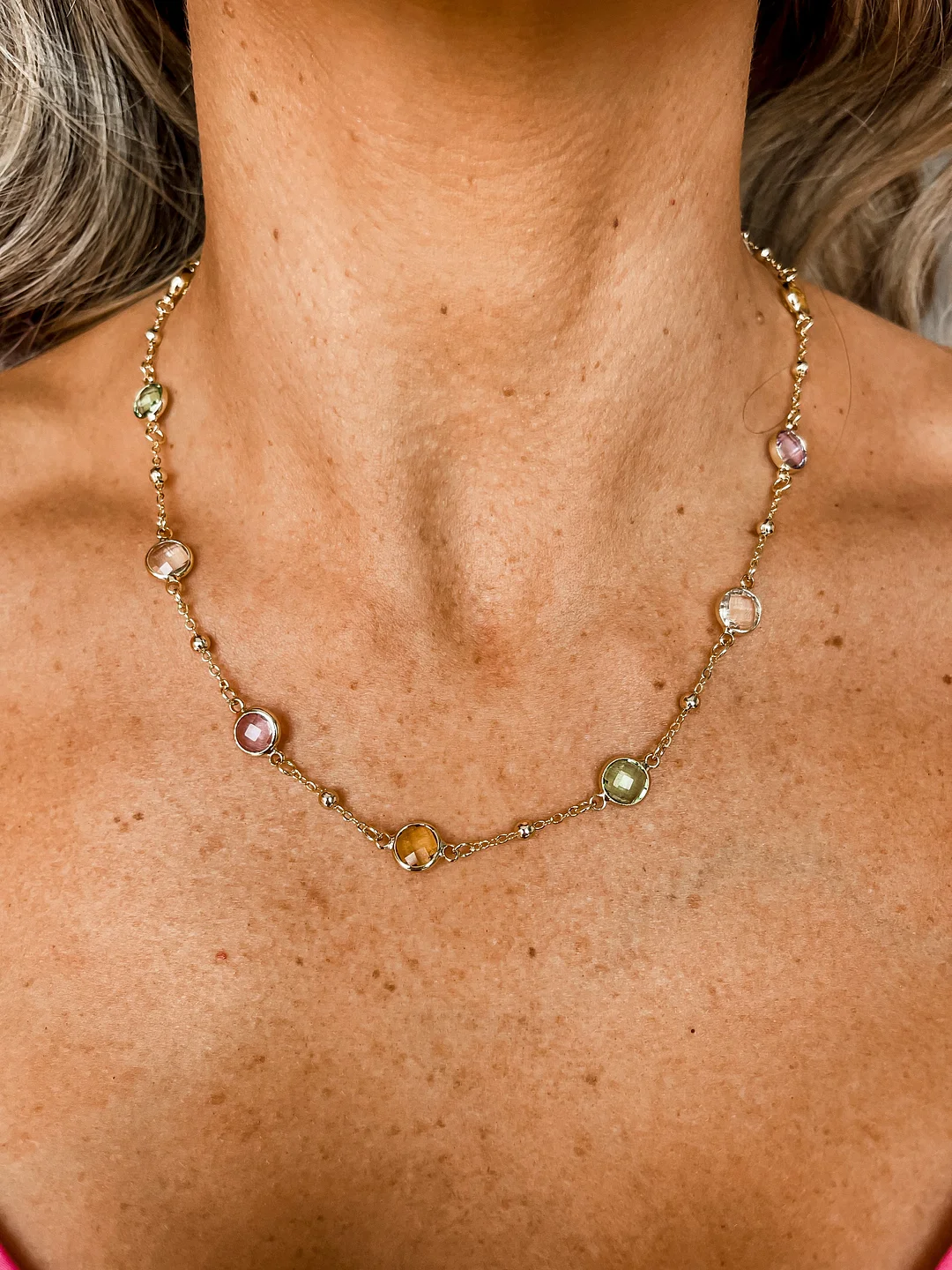 [Treasure Jewels] Circle Multi Necklace