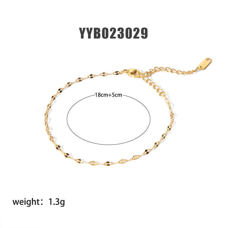 Unisex Minimalist Bohemian Geometric Stainless Steel Bracelets