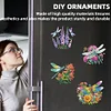 6PCS 2D Flat Dragonfly DIY Diamond Art Refrigerator Magnet Sticker for Decor