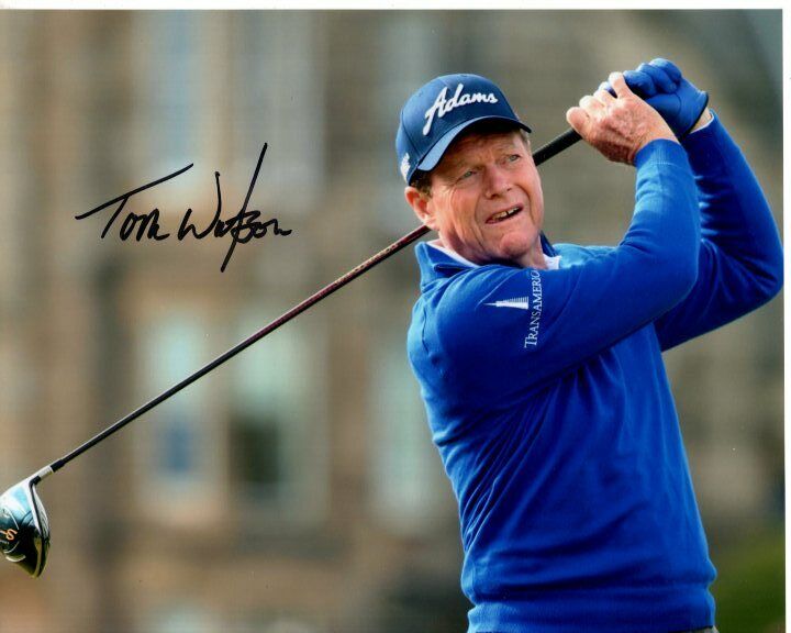 TOM WATSON signed autographed PGA GOLF 8x10 Photo Poster painting