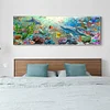 (Counted/Stamped)(Big Size) 11CT Underwater World - Cross Stitch 90*30cm/35.43*11.81in