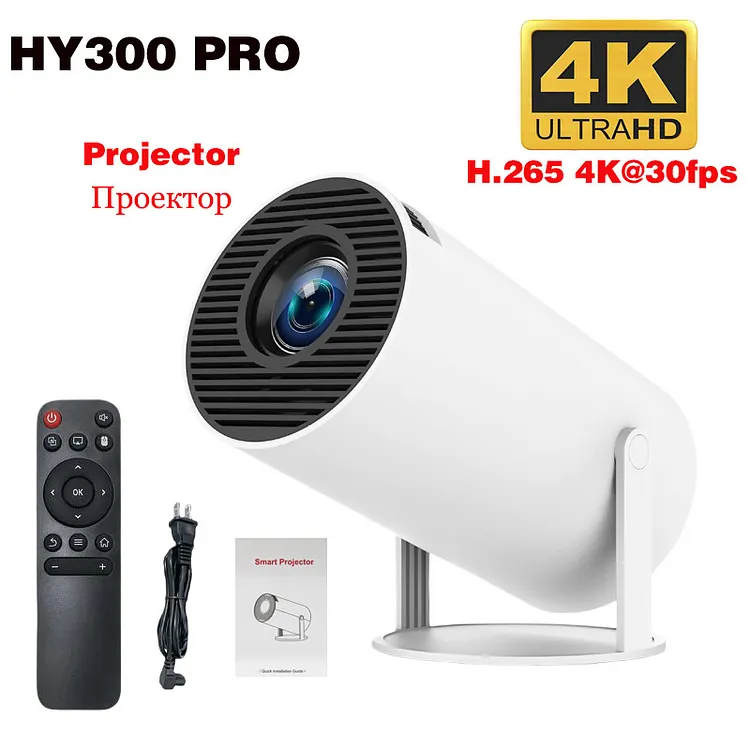 HY300 PRO MAX HD Gaming Home Entertainment 2-in-1 Mini Projector