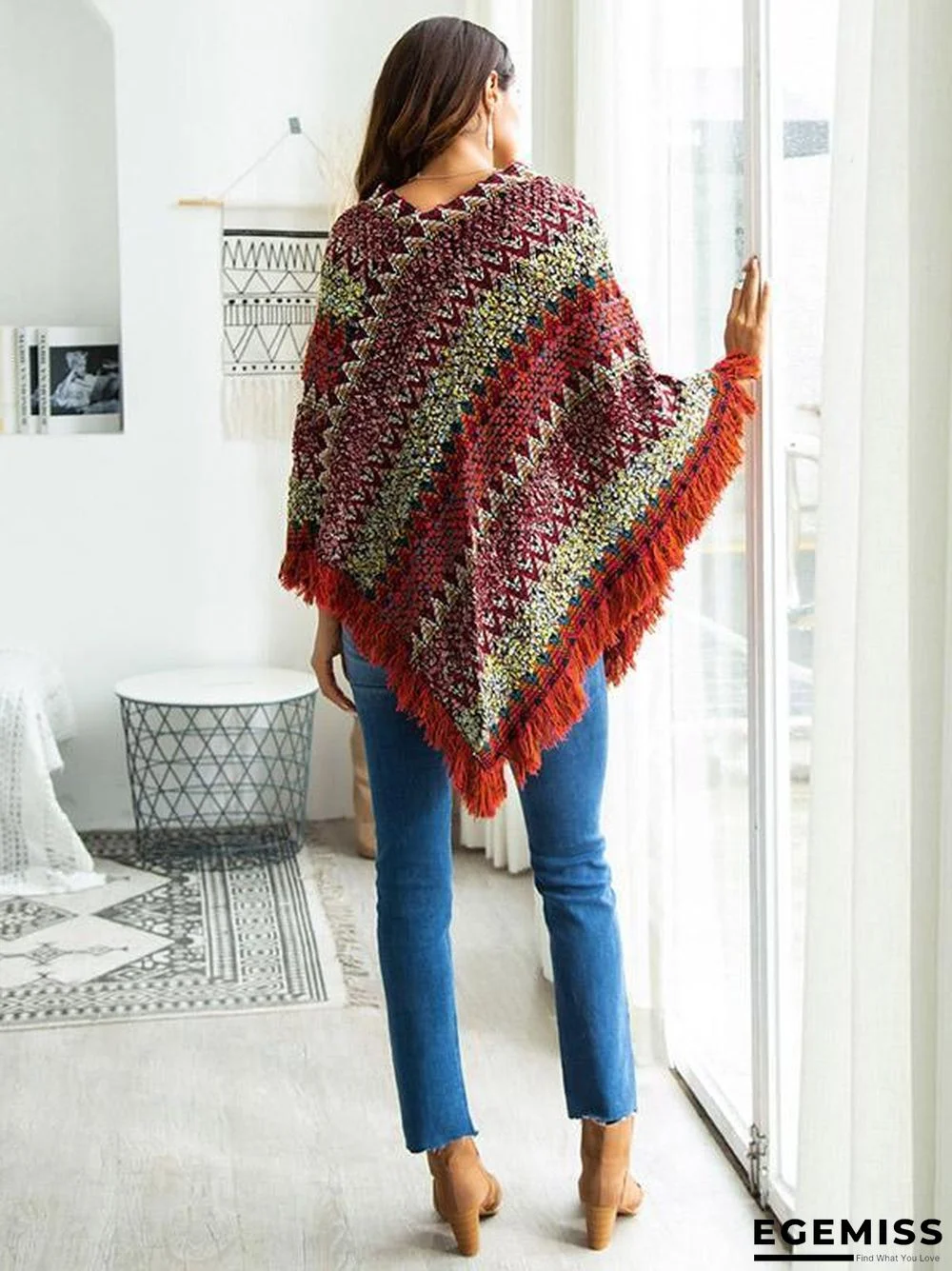 Bohemia Retro Loose Tassels Sweater Tops | EGEMISS