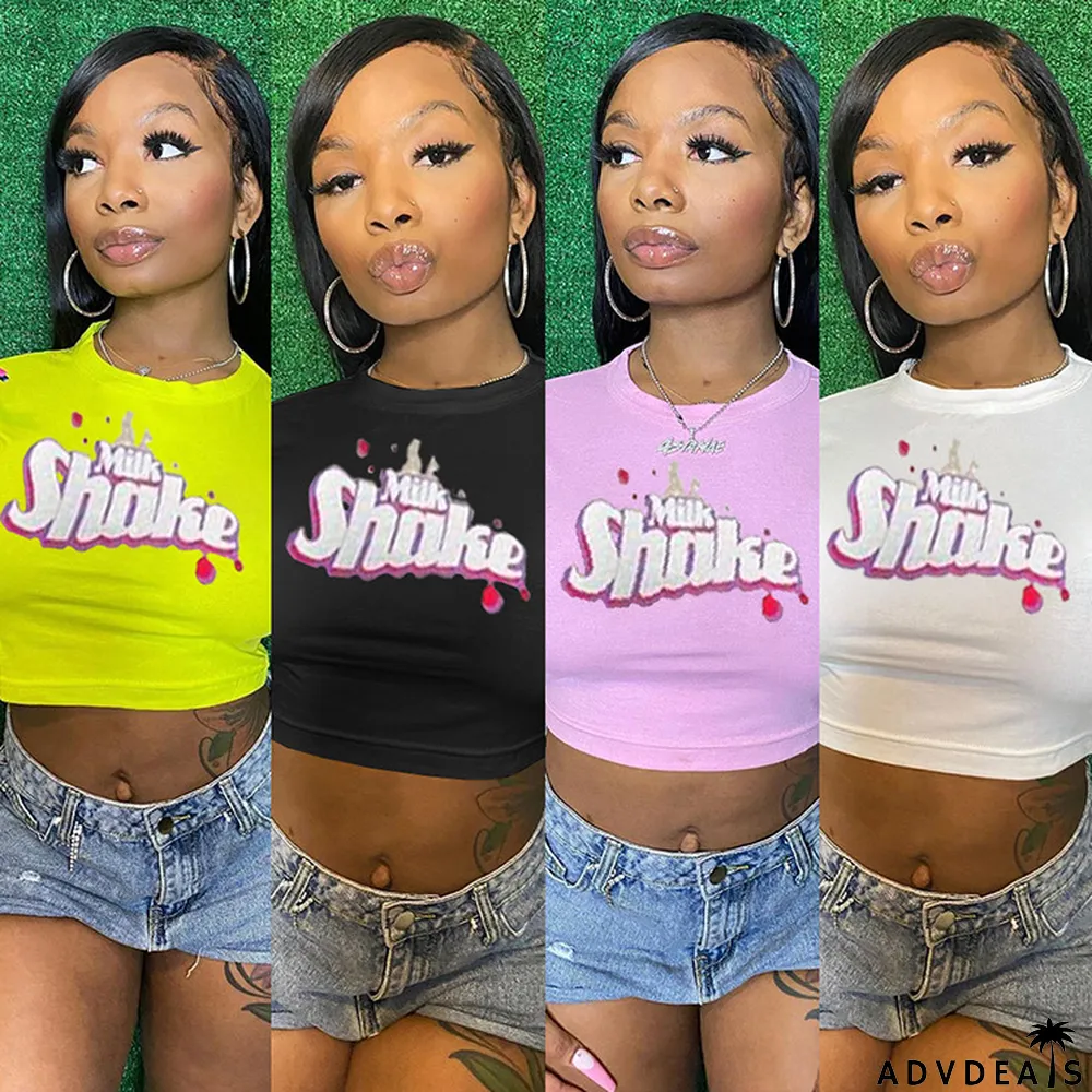 Summer Casual Print T-shirt Top