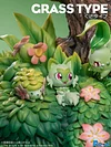 Nature Series Grass-type Family - Pokemon Resin Statue - Moon