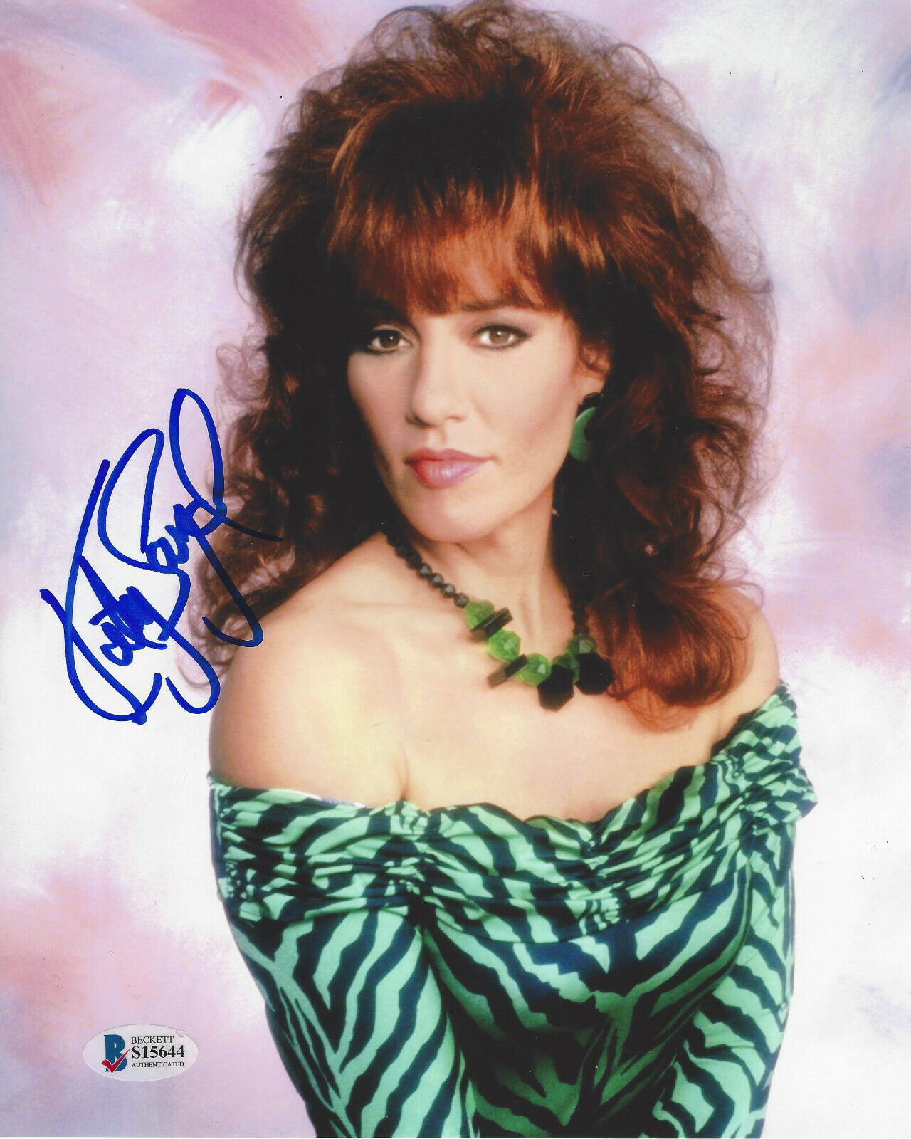 KATEY SAGAL SIGNED MARRIED WITH CHILDREN PEGGY 8x10 Photo Poster painting PROOF BECKETT BAS COA