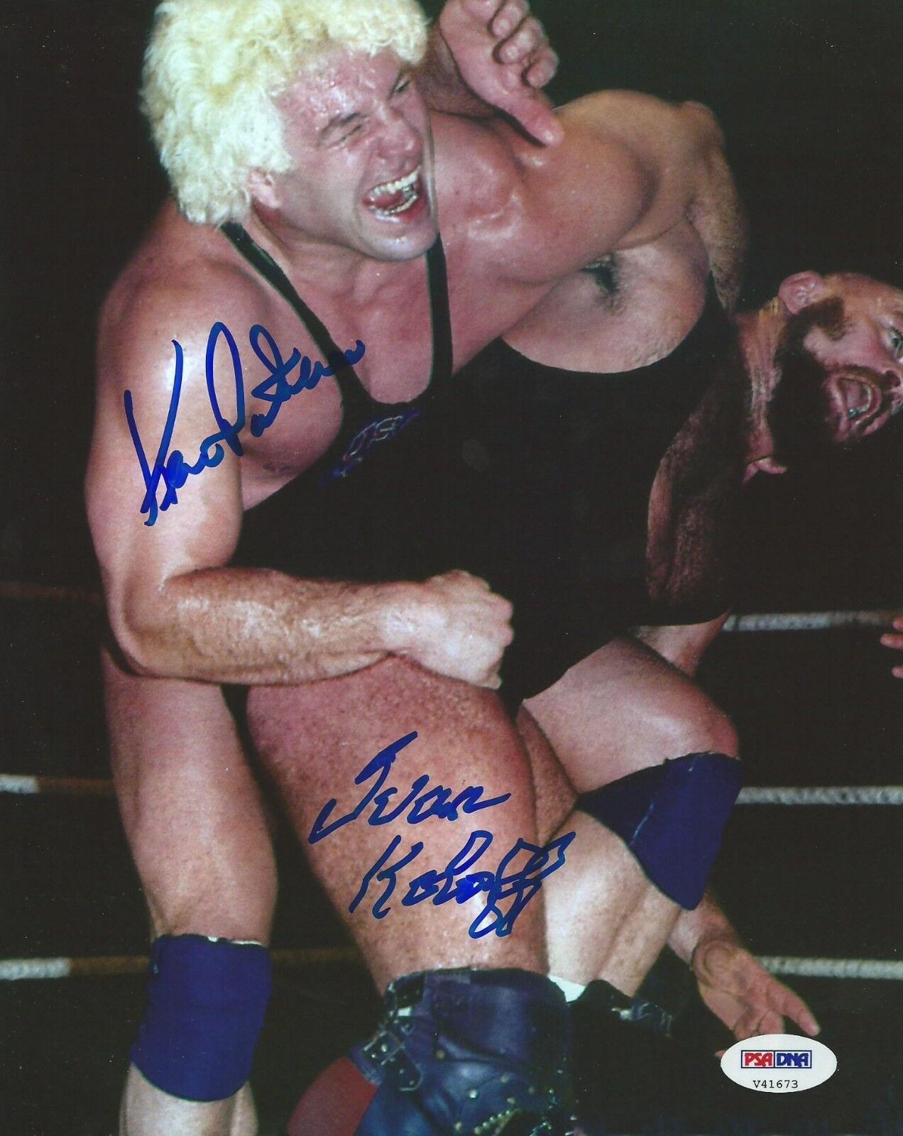 Ken Patera & Ivan Koloff Signed WWE 8x10 Photo Poster painting PSA/DNA COA Picture Autograph WWF