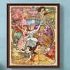 Cartoon Prinzessin - runder Bohrer DiamantMalerei - 40 * 50cm