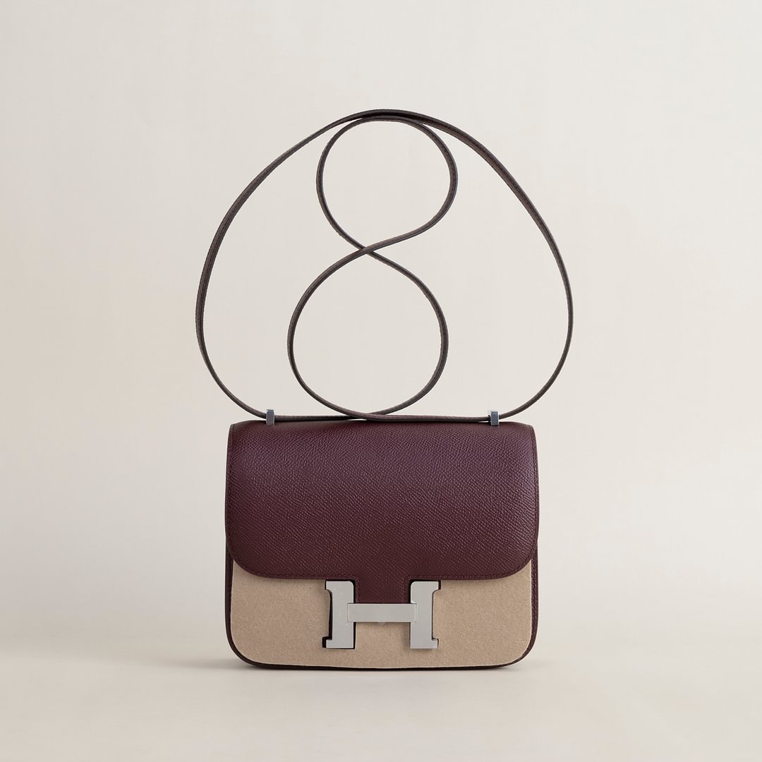 Constance 18CM Epsom 57 Bordeaux PHW