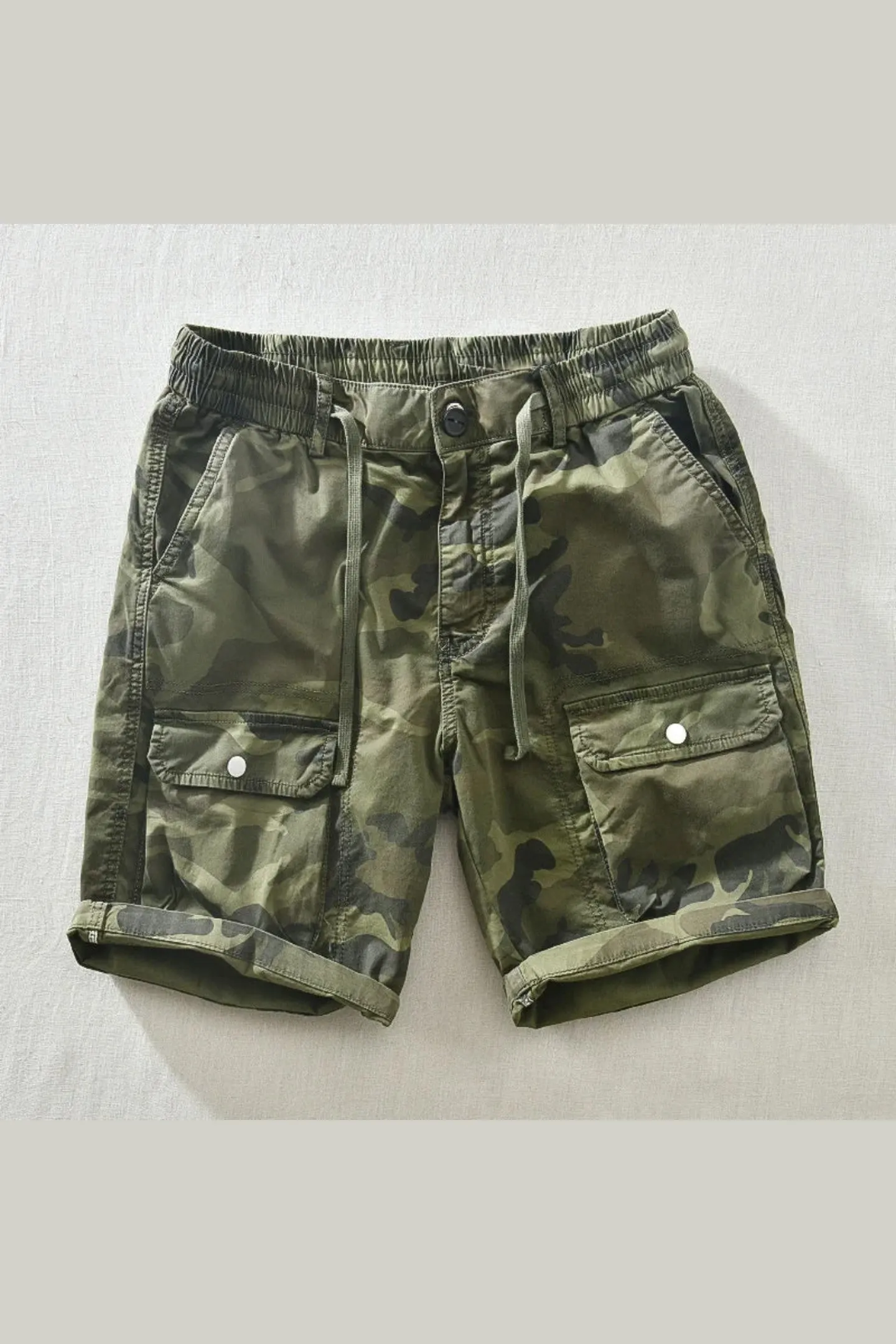 Men's Camo Shorts &ndash; Barcelona Relaxed Fit Summer Streetwear