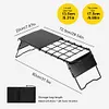 Mini Camping Table Adjustable Height Retractable Grid Table Folding Table(Table)