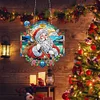 uk.everydayedeals DIY Diamond Painting Hanging Ornament - Santa Claus