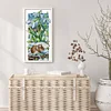 Four Seasons In Forest-14CT Stamped Cross Stitch 18*38cm/7.09*14.96in