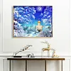 Diamond Painting -DIY Round Drill Moon Snow Church(60x50cm)