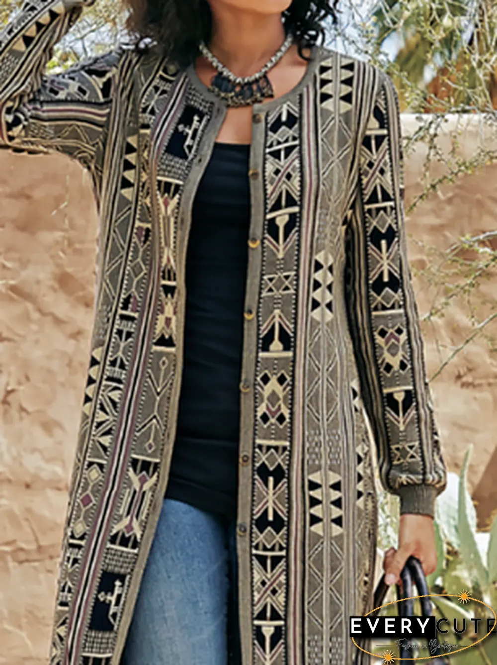 Best Selling Long Sleeve H-Line Overcoat for Women