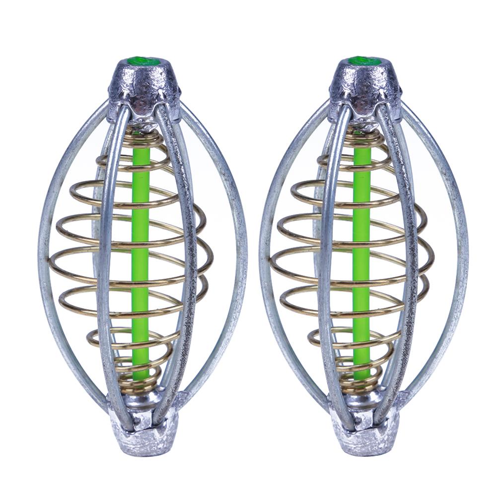 

2PCS Spring+Lead Fishing Thrower Carp Fishing Catapults Fishing Bait Cage, M 2pcs, 501 Original