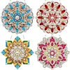 DIY Double Layer Rotatable Mandala Diamond Painting Hanging Kits Crystal Rhinestone Art Pendants for Adults Gift Home Wall 