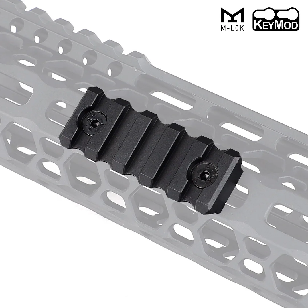 ohhunt® 6-Pack Picatinny Rail Sections kit fits M-Lok/KeyMod handguard Rail Mount System - 3,5,7,9,11,13 Slots