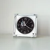 Original New Retro-Style Modern Black Clock | Silent Desktop Ornament for Living Room