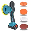 Cordless Car Buffer Polisher Kit with 8 Variable Speed for Detailing Polishing