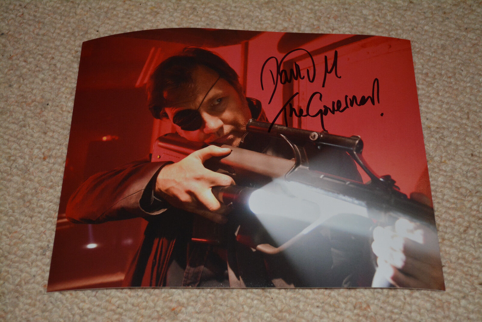 DAVID MORRISSEY signed autograph In Person 8x10 (20x25 cm) WALKING DEAD GOVERNOR