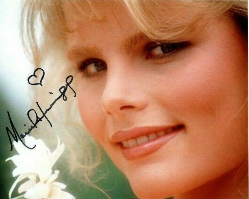 Mariel hemingway signed autographed star 80 dorothy Photo Poster painting