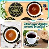 8pcs/set DIY Crystal Drink Coasters Cup Coasters Kits