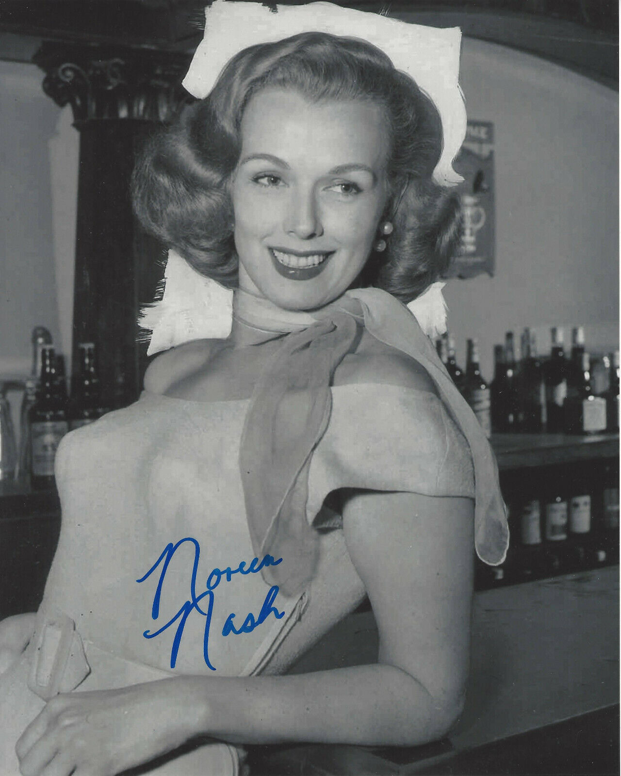 NOREEN NASH SIGNED AUTHENTIC PHANTOM FROM SPACE 8X10 Photo Poster painting w/COA ACTRESS GIANT