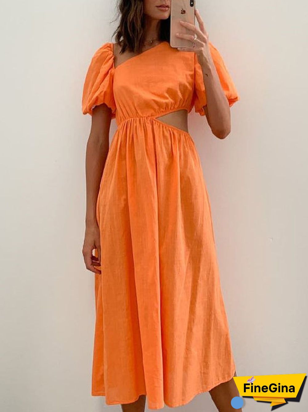 Sexy Vacation Casual Cotton Linen Dress