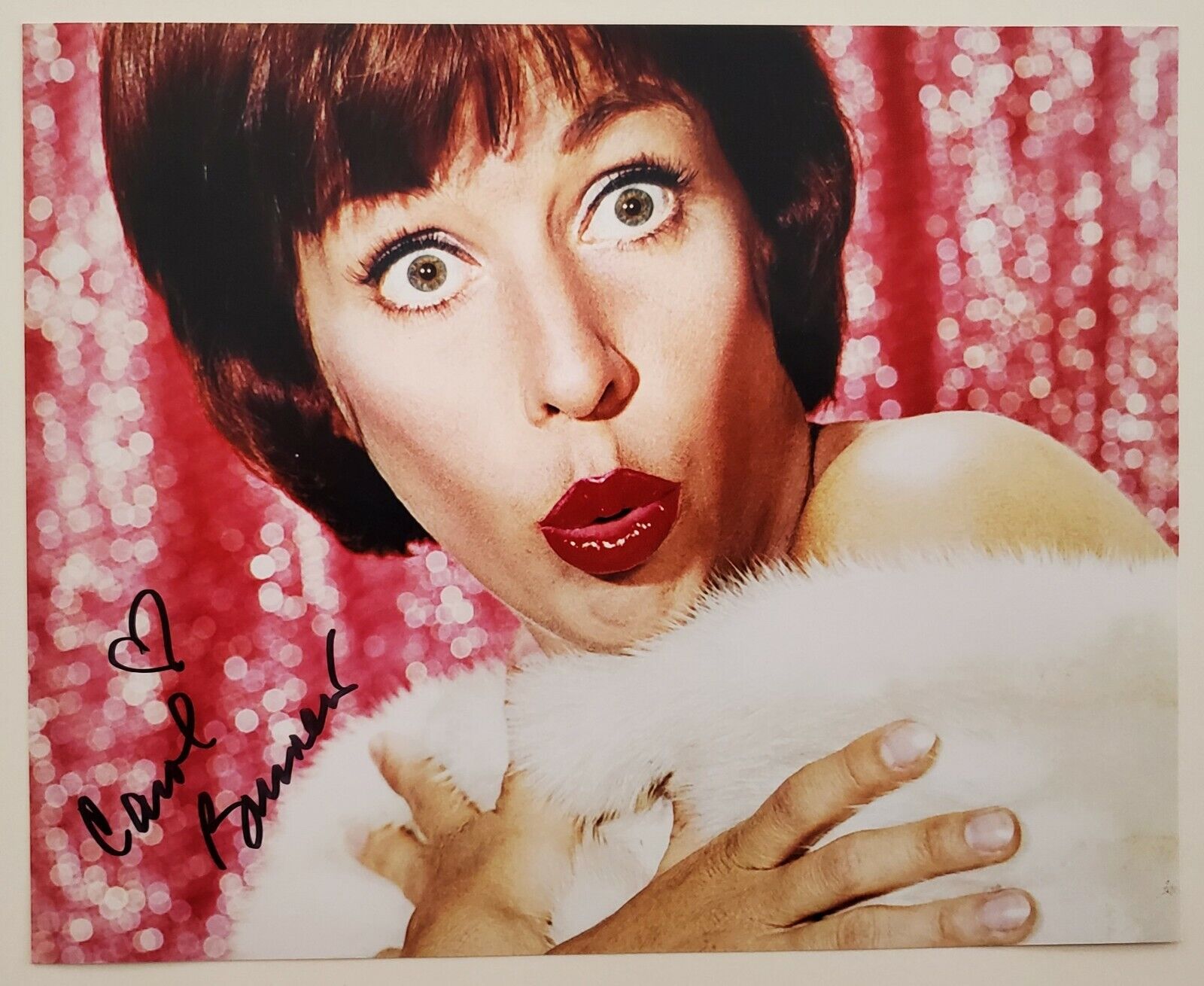 Carol Burnett Signed 8x10 Photo Poster painting Comedy Actress Comedian The Show TV LEGEND RAD