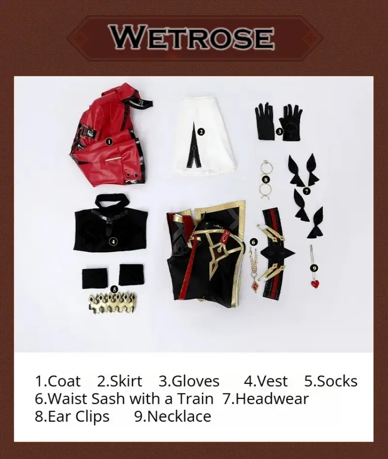 [Wetrose] In Stock Honkai Star Rail & Fate Collab Game Outfit Cosplay Costume