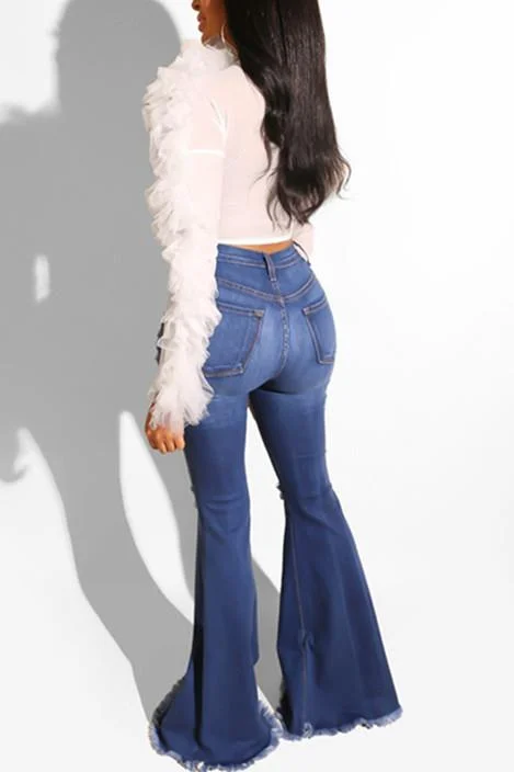 Sexy Fashion Long Sleeve Lace Top