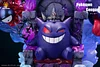Big & 1/20 Scale World Zukan Throne Gengar Family - Pokemon Statue - sun Studio